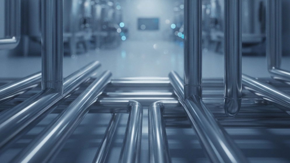 Polishing of steel pipes for the pharmaceutical industry Polishing of steel pipes for the pharmaceutical industry